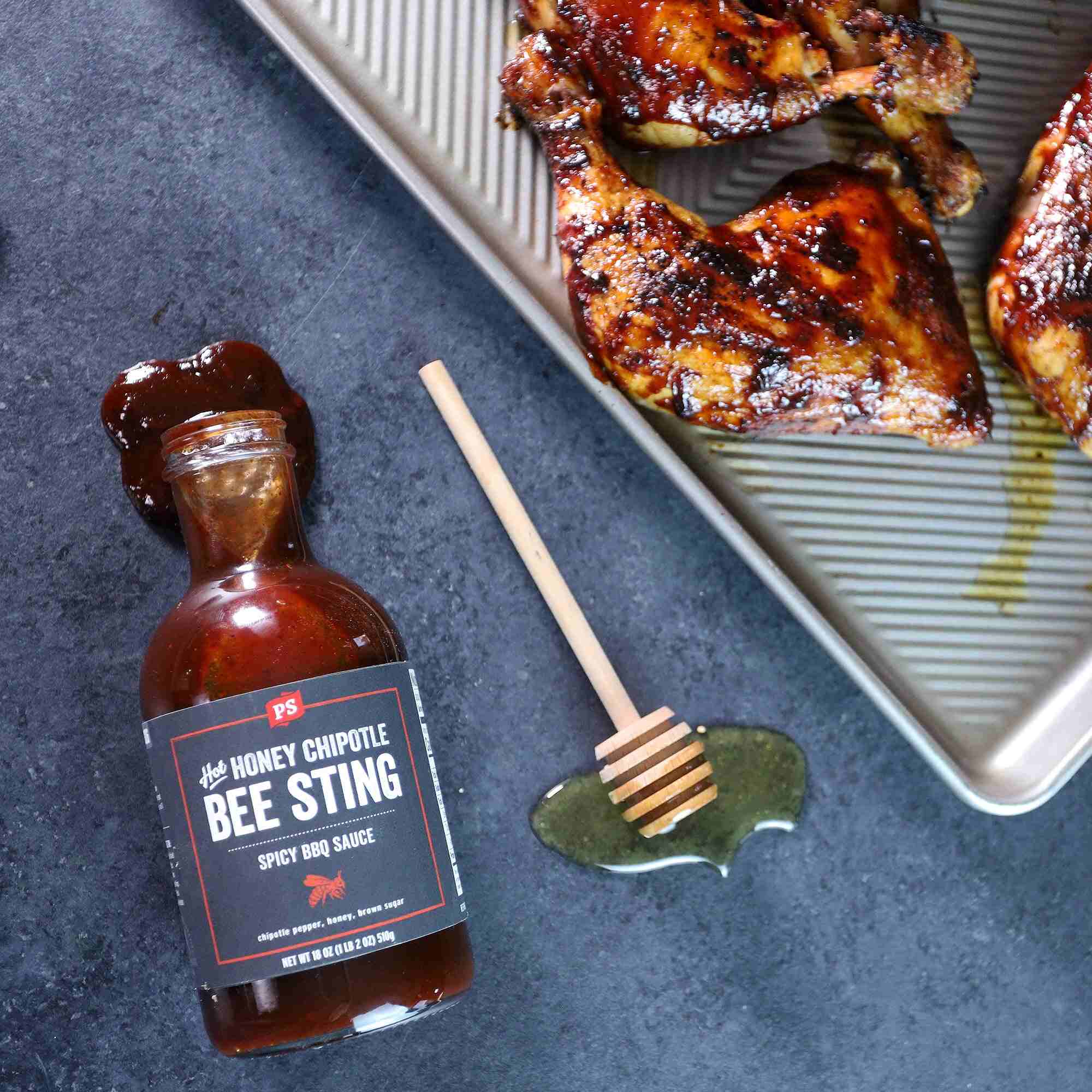 Hot Honey Bee Sting - Chipotle BBQ Sauce - Image 4