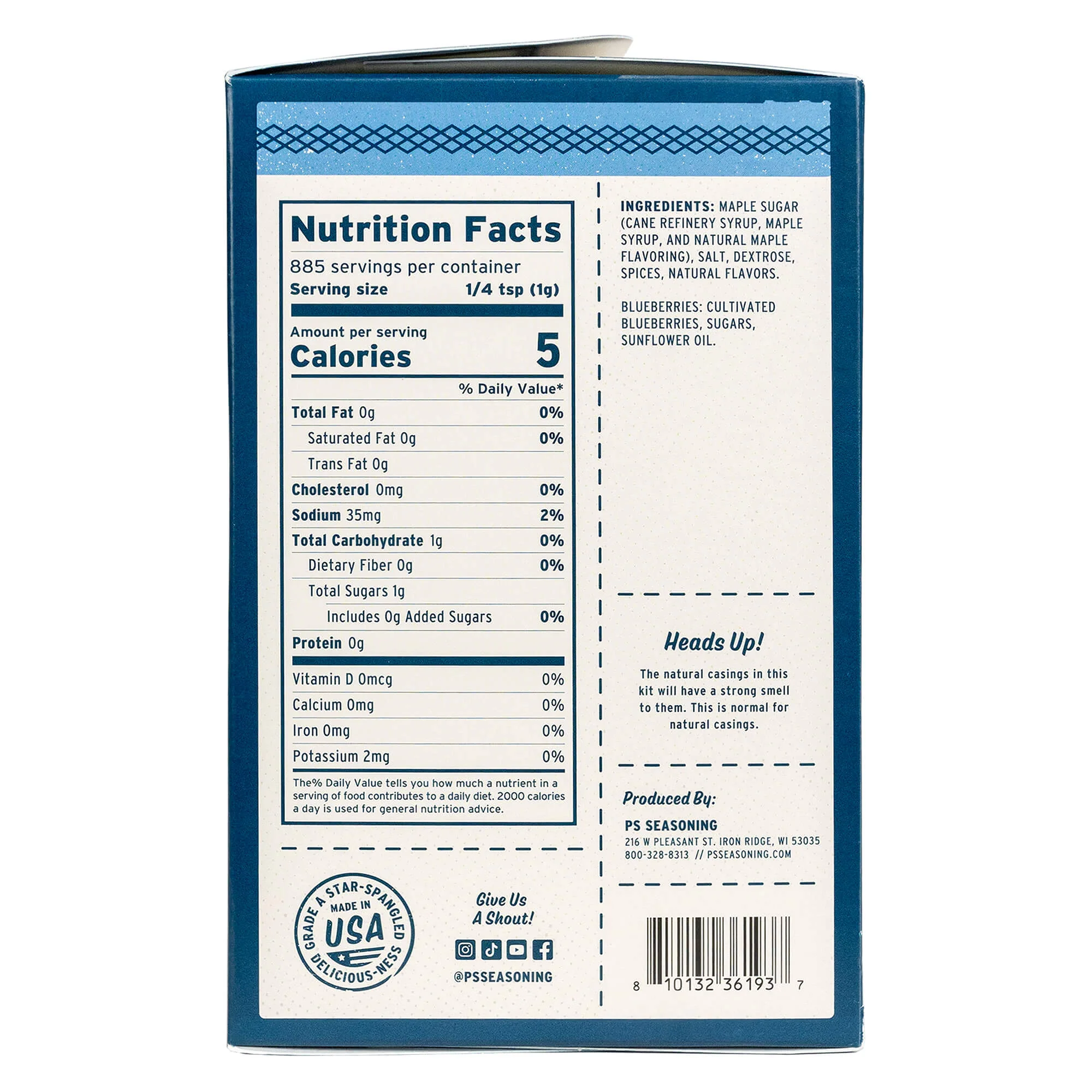 Maple Blueberry Breakfast Sausage Kit - Image 3