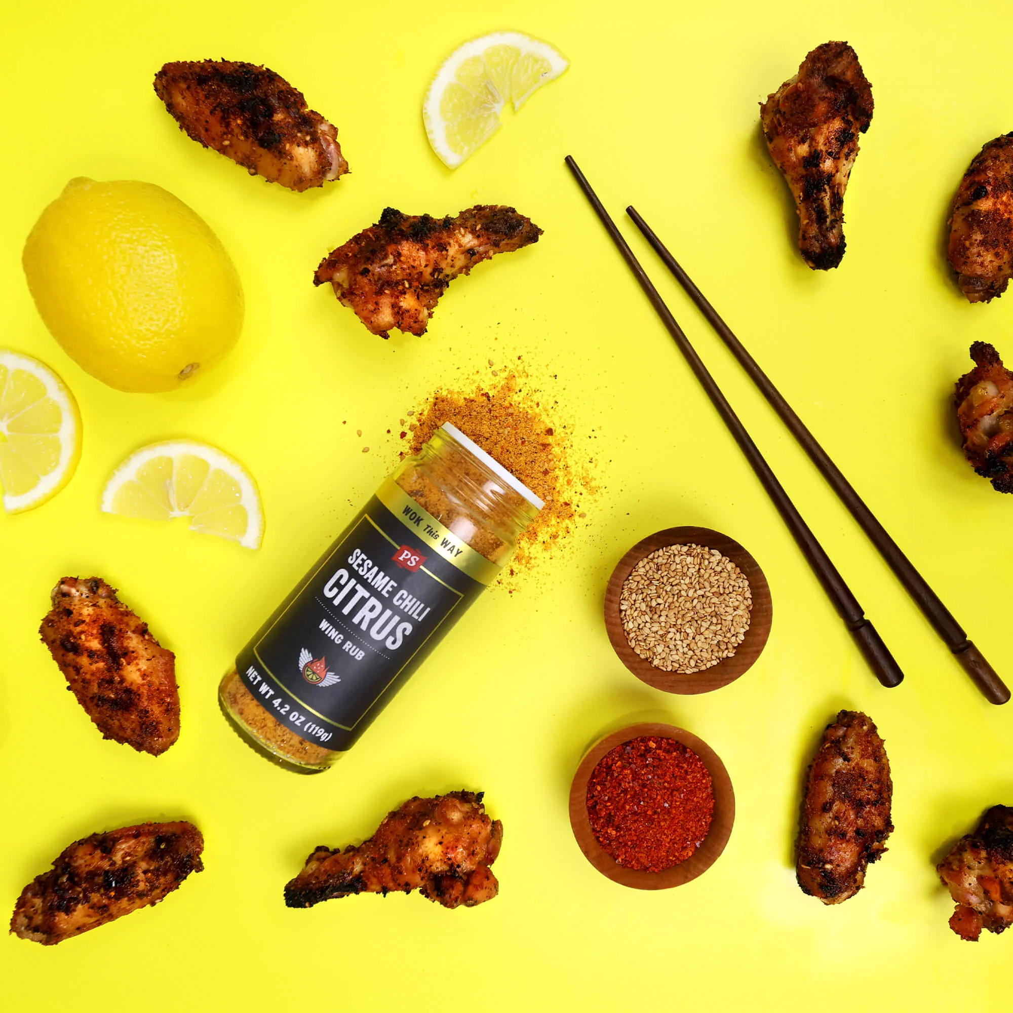 Sesame Chili Citrus Wing Rub - Image 4